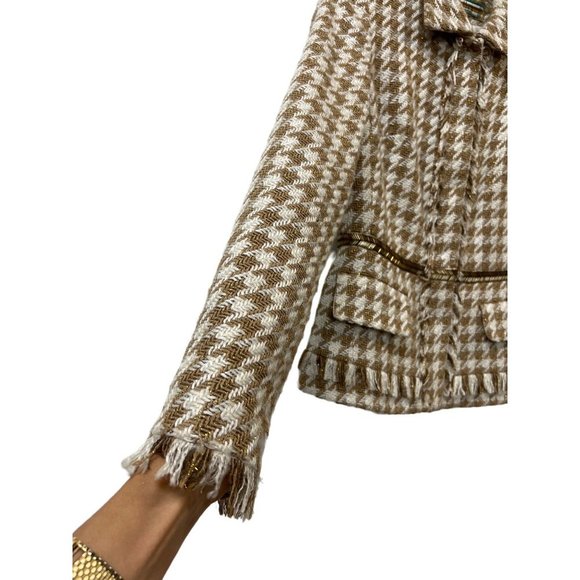 Allen by Allen Schwartz Tweed Suit Skirt Jacket Lovely Powerful Executive - Picture 6 of 11